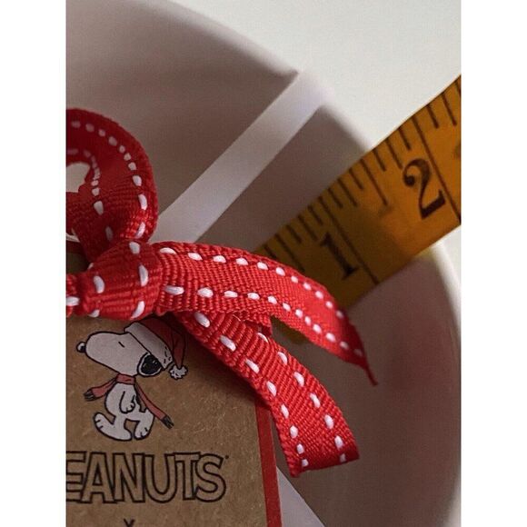 Set Of 2 Rae Dunn Peanuts Snoopy Woodstock Puffy Coat NIBBLE & MUNCH Pet Bowls - Picture 13 of 13